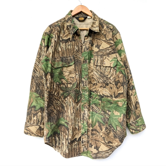 Woolrich Other - Vintage WOOLRICH men's camo oversized shirt jacket shacket